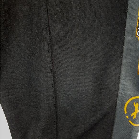 HK Army Paintball Joggers Men's Large Black Zip Cuffs Drawstring Phoenix Rising - Picture 8 of 12